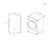 Candy BCTD H7A1TE-80 Build In  7kg Heat Pump Dryer in White